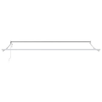 Elektrisch uitschuifbaar zonnescherm frame Wit 4 x 2 m 2