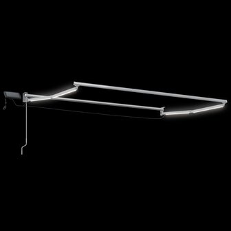 Elektrisch uitschuifbaar zonnescherm frame Wit 3,5 x 2,5 m 2