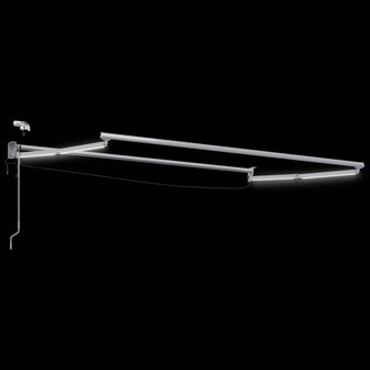 Elektrisch uitschuifbaar zonnescherm frame Wit 2,5 x 2 m 2