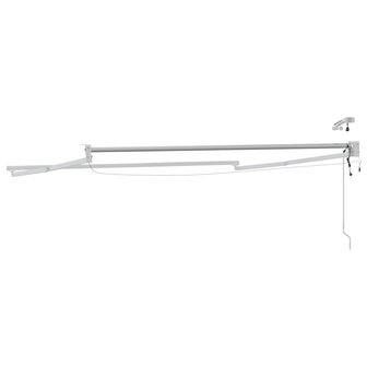 Elektrisch uitschuifbaar zonnescherm frame Wit 3 x 2 m 5