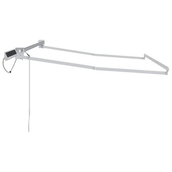 Elektrisch uitschuifbaar zonnescherm frame Wit 3,5 x 2,5 m 3