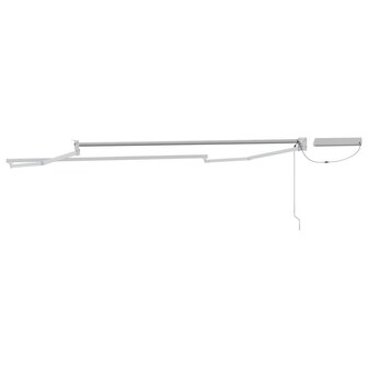 Elektrisch uitschuifbaar zonnescherm frame Wit 3,5 x 2,5 m 4