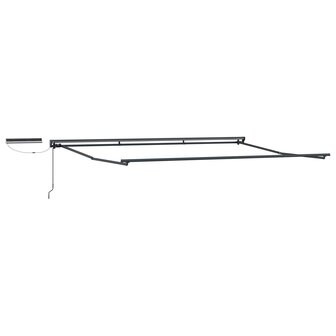 Elektrisch uitschuifbaar zonnescherm frame Antraciet 4 &times; 3,5 m 1