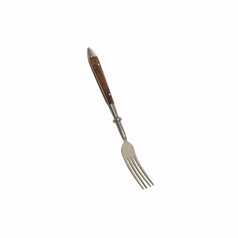 Bestek DKD Home Decor Natuurlijk Zilverkleurig Roestvrij staal Acacia 16 Onderdelen 3