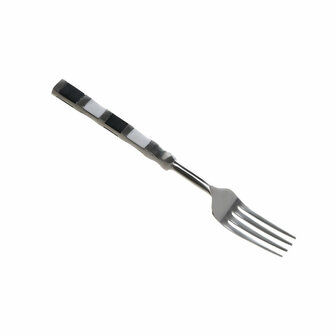 Bestek DKD Home Decor Zwart Zilverkleurig Hars Roestvrij staal 4,5 x 1,5 x 22 cm 16 Onderdelen 4