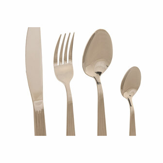 Bestek Home ESPRIT Zilverkleurig Roestvrij staal 15 x 7 x 24 cm 16 Onderdelen 2