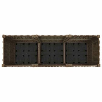 Verhoogde tuinbak 120x40x38 cm polypropyleen 6