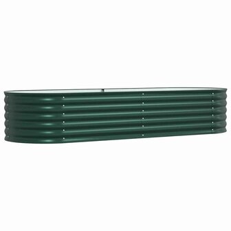 Verhoogde tuinbak Groen 240 x 80 x 44 cm Staal 2