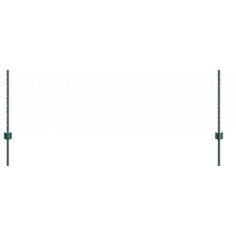 Afrasteringspaal 5 pcs Groen 100 cm Staal 3