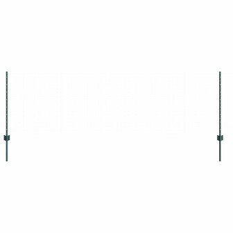 Afrasteringspaal 5 pcs Groen 120 cm Staal 3