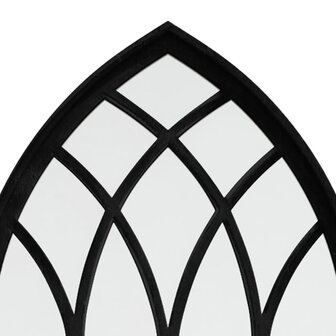 Spiegel 100x45 cm ijzer zwart 5