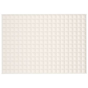 Verzwaringsdeken 135x200 cm 6 kg stof lichtcr&egrave;mekleurig 3