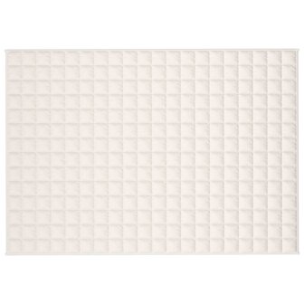 Verzwaringsdeken 137x200 cm 6 kg stof lichtcr&egrave;mekleurig 3