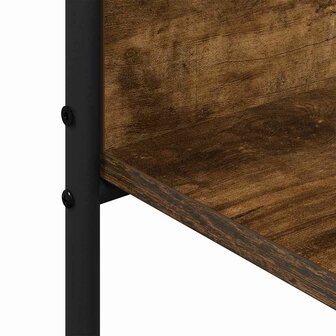 Kledingrek met plank Bruin Eiken 120 x 44 x 160 cm Bewerkt hout 8