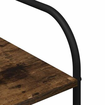 Kledingrek met plank Bruin Eiken 120 x 44 x 160 cm Bewerkt hout 9