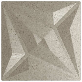 Wandpanelen Ster 24 pcs Ster Beton 50 x 50 cm XPS Schuim 4
