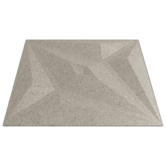 Wandpanelen Ster 48 pcs Ster Beton 50 x 50 cm XPS Schuim 3
