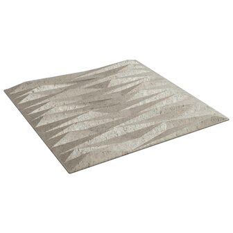 Wandpanelen 12 pcs Steen Beton 50 x 50 cm XPS Schuim 1