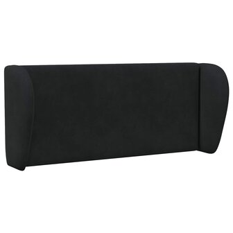 Hoofdbord oor Zwart 40 x 23 x 6 cm Fluweel 3