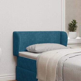 Hoofdbord oor Blauw 40 x 23 x 6 cm Fluweel 1