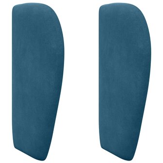 Hoofdbord oor Blauw 40 x 23 x 6 cm Fluweel 2
