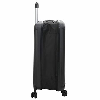 Koffer met slot Zwart 43 x 27 x 66 cm ABS Kunststof 4