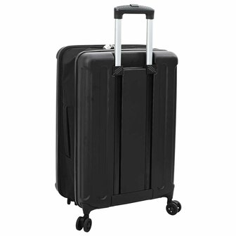 Koffer met slot Zwart 43 x 27 x 66 cm ABS Kunststof 5