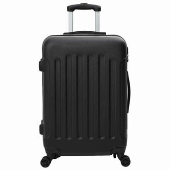Koffer met slot 3 pcs Zwart 50 x 31 x 78 cm ABS Kunststof 3