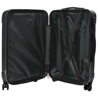 Koffer met slot 3 pcs Zwart 50 x 31 x 78 cm ABS Kunststof 4