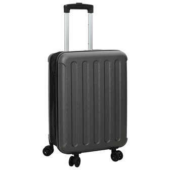 Koffer met slot Donkergrijs 34 x 23 x 55.5 cm ABS Kunststof 1