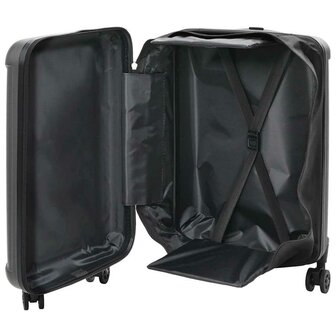 Koffer met slot Donkergrijs 34 x 23 x 55.5 cm ABS Kunststof 2