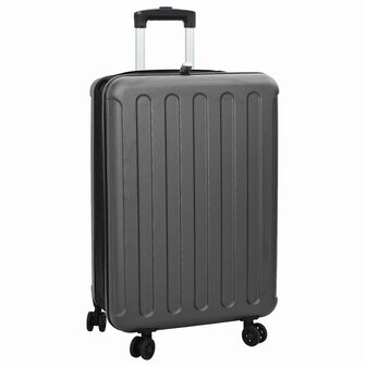 Koffer met slot Donkergrijs 43 x 27 x 66 cm ABS Kunststof 1