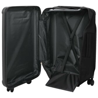 Koffer met slot Donkergrijs 43 x 27 x 66 cm ABS Kunststof 2