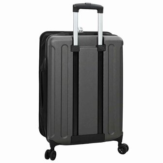 Koffer met slot Donkergrijs 43 x 27 x 66 cm ABS Kunststof 5