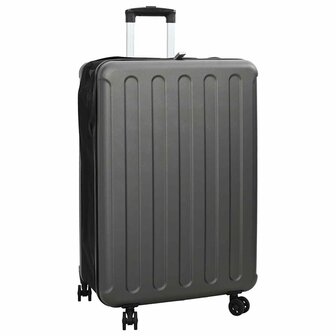 Koffer met slot Donkergrijs 50 x 30 x 76 cm ABS Kunststof 1