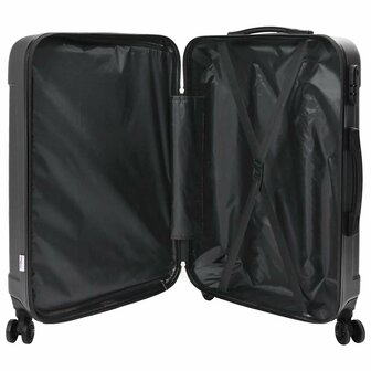 Koffer met slot 3 pcs Donkergrijs 50 x 31 x 78 cm ABS Kunststof 2