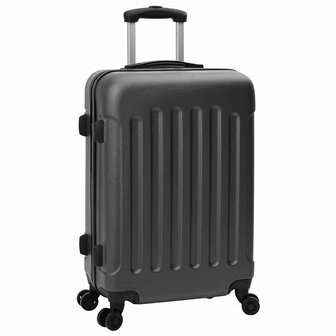 Koffer met slot 3 pcs Donkergrijs 50 x 31 x 78 cm ABS Kunststof 3