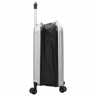 Koffer met slot Zilver 34 x 23 x 55.5 cm ABS Kunststof 4