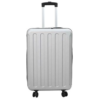 Koffer met slot Zilver 43 x 27 x 66 cm ABS Kunststof 3