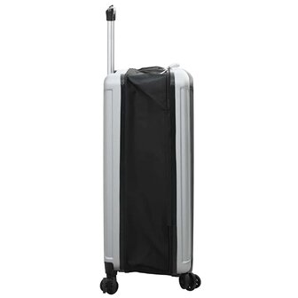 Koffer met slot Zilver 50 x 30 x 76 cm ABS Kunststof 4