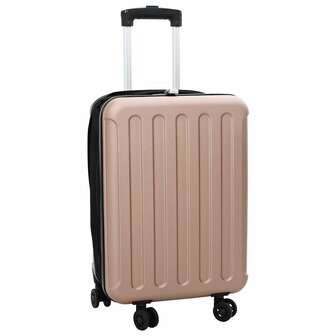 Koffer met slot Ros&eacute;goud 34 x 23 x 55.5 cm ABS Kunststof 1