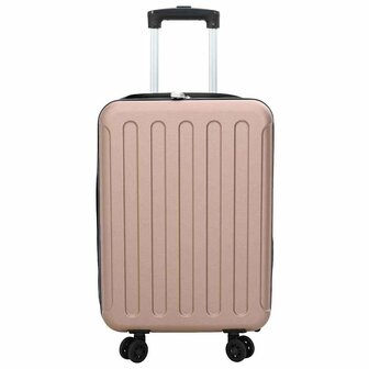 Koffer met slot Ros&eacute;goud 34 x 23 x 55.5 cm ABS Kunststof 3