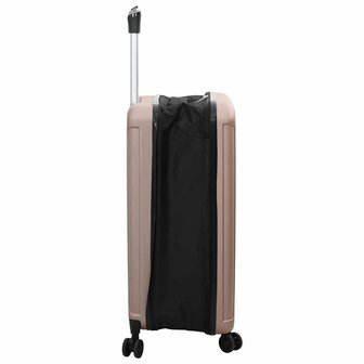 Koffer met slot Ros&eacute;goud 43 x 27 x 66 cm ABS Kunststof 4