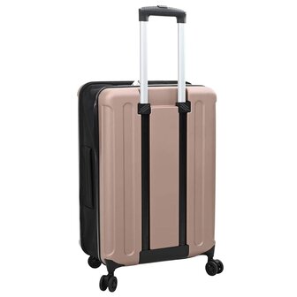 Koffer met slot Ros&eacute;goud 43 x 27 x 66 cm ABS Kunststof 5