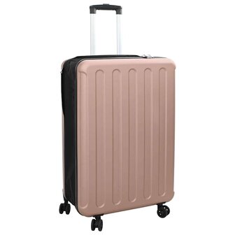 Koffer met slot Ros&eacute;goud 50 x 30 x 76 cm ABS Kunststof 1