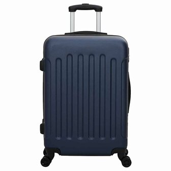 Koffer met slot 3 pcs Donkerblauw 50 x 31 x 78 cm ABS Kunststof 3