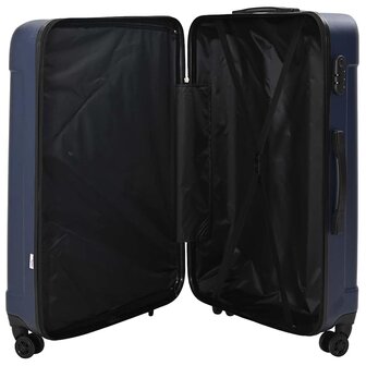Koffer met slot 3 pcs Donkerblauw 50 x 31 x 78 cm ABS Kunststof 4