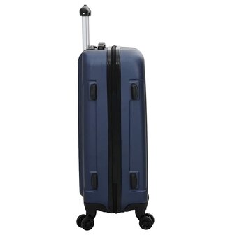 Koffer met slot 3 pcs Donkerblauw 50 x 31 x 78 cm ABS Kunststof 5
