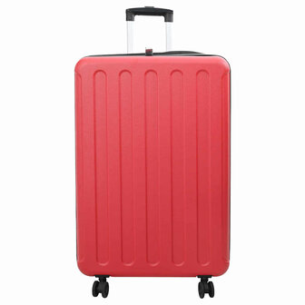 Koffer met slot Rood 50 x 30 x 76 cm ABS Kunststof 2