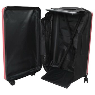 Koffer met slot Rood 50 x 30 x 76 cm ABS Kunststof 3